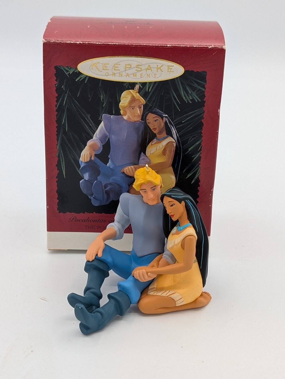 Hallmark Disney Keepsake Ornament Pocahontas and Captain John Smith MIB VTG